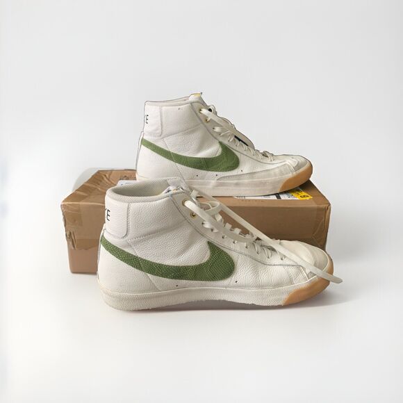 Nike Blazer Mid ‘77 Vintage Asparagus Snakeskin White DC1706-100 SZ 14 main image 4